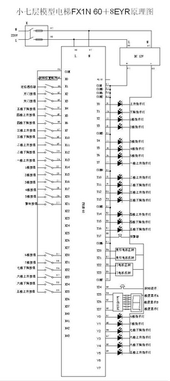 透明电梯教学模型