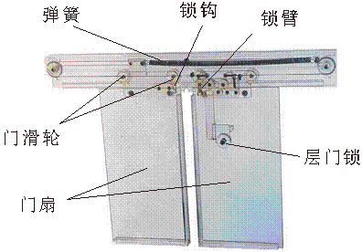 四层透明仿真教学电梯