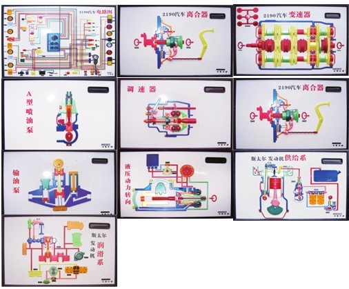 勇士汽车程控电教板(全套14件)