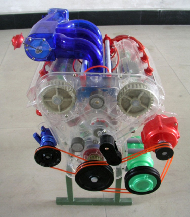 丰田V6发动机透明模型