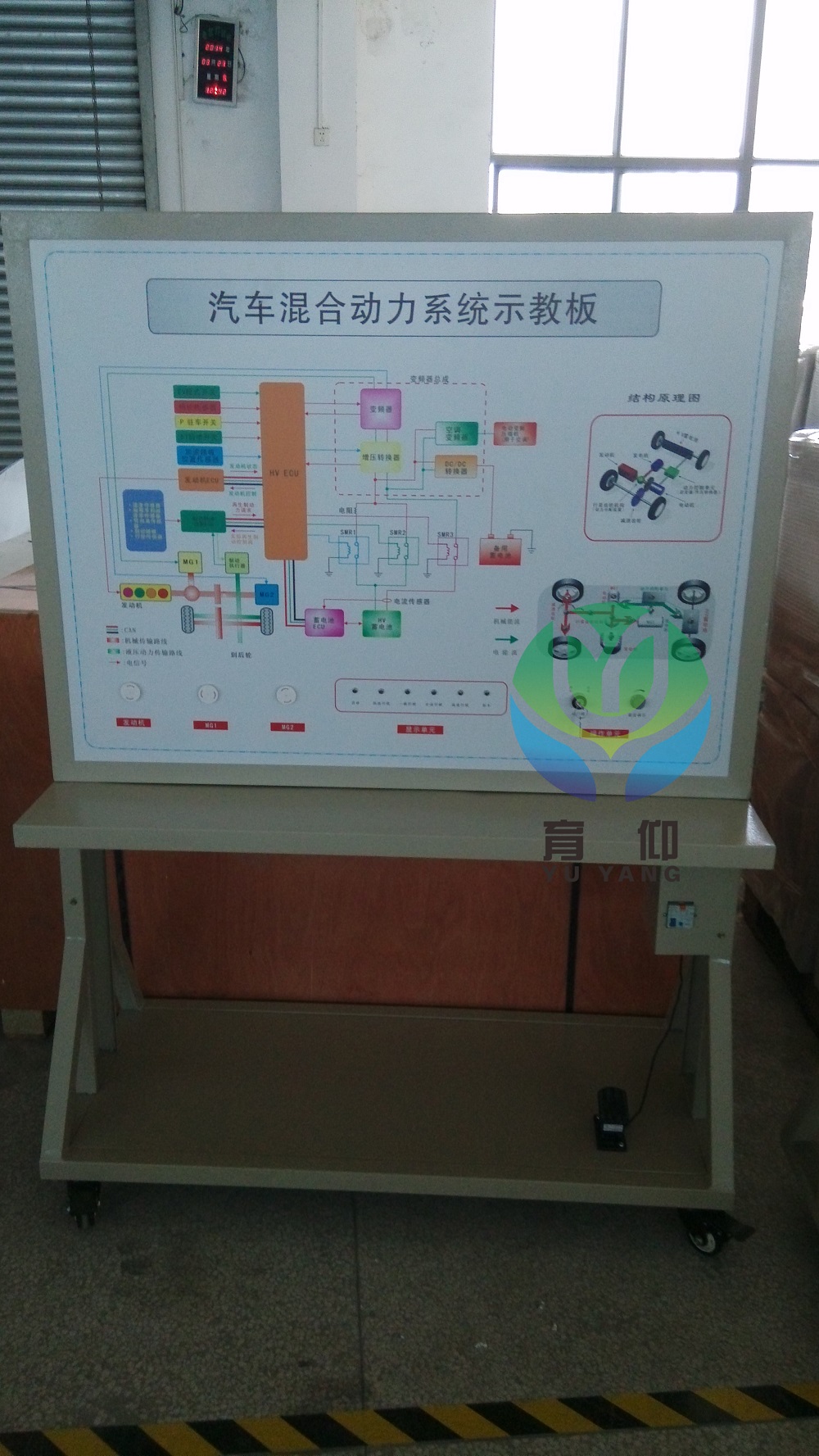 汽车混合动力系统示教板