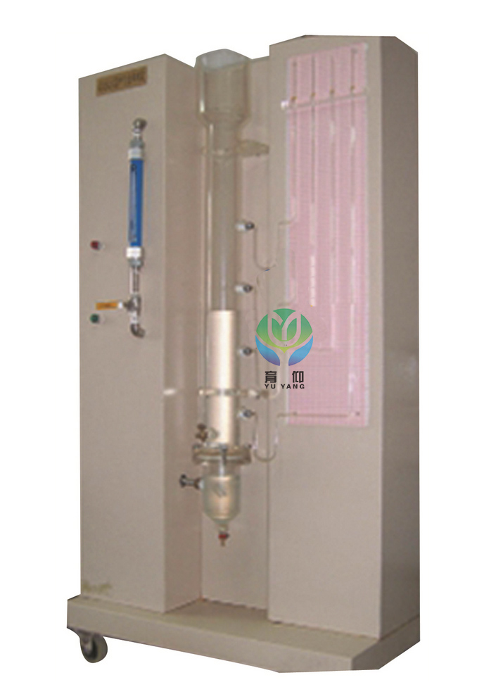 鼓泡反应器中气泡表面积及气含量测定