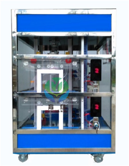 两层透明电梯模型